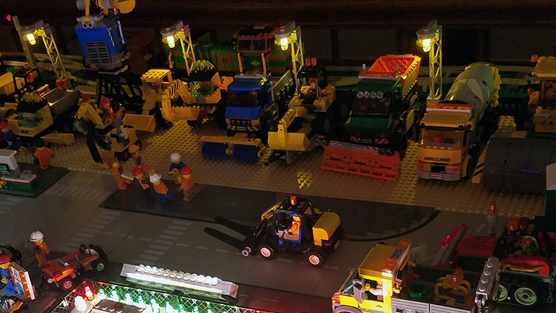 LEGO City Construction Area with Lights
